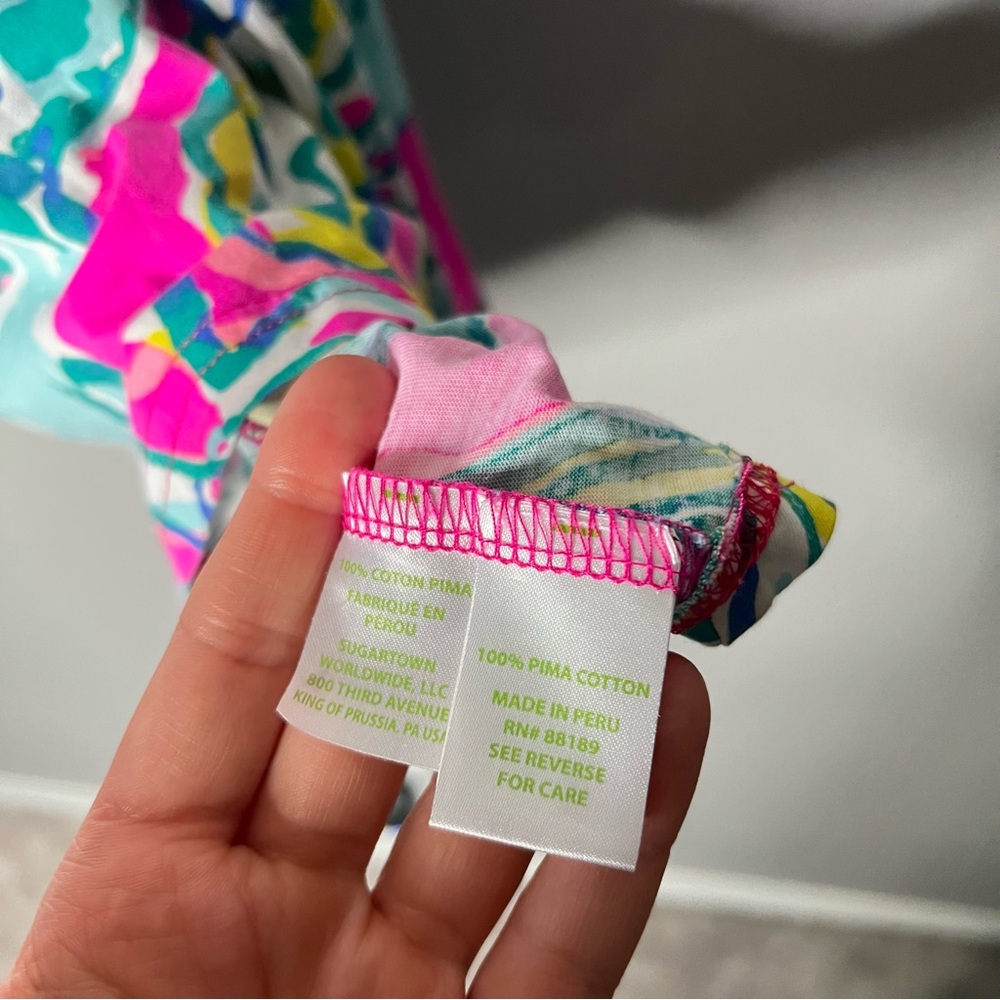 Lilly Pulitzer Melle Trapeze Tank Dress in Magenta Hottie Size XS - Picture 5 of 5